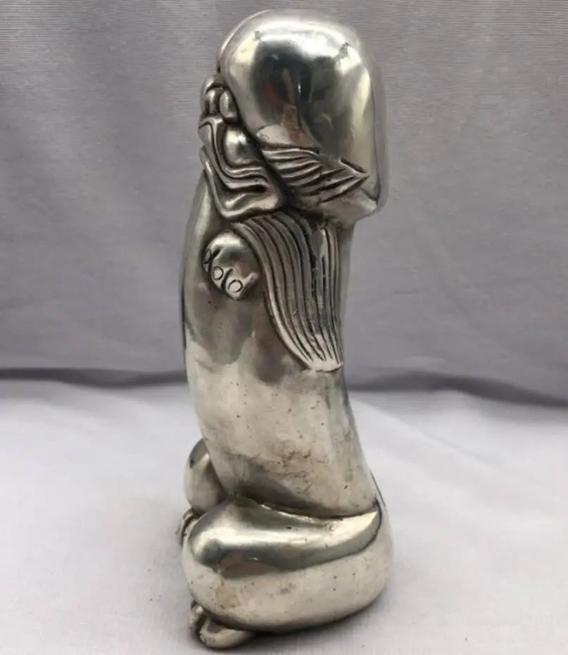 China White copper Seiko Stand beast crafts statue