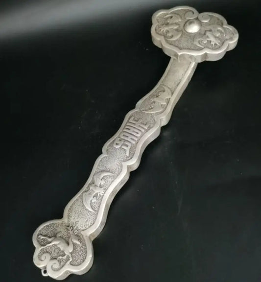 China White copper Wishful crafts statue