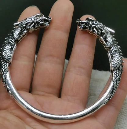 China White copper archaize dragon bracelet