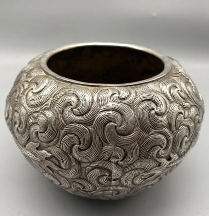 China White copper archaize dragon tank crafts statue