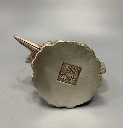 China White copper archaize recruit wealth fish crafts statue