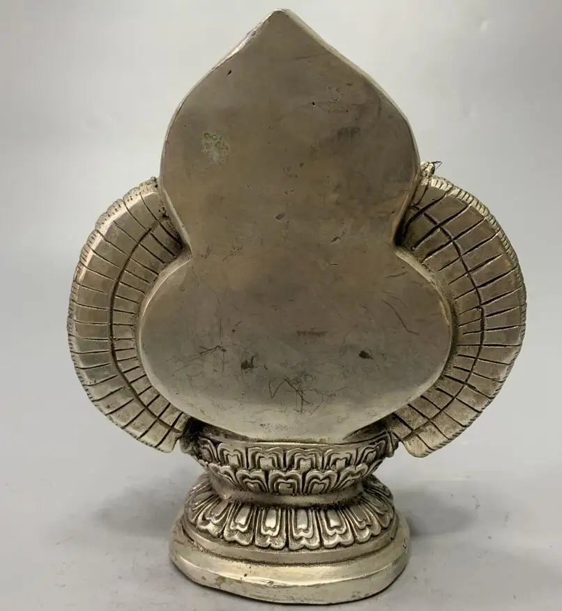 China White copper archaize thousand hand Guanyin crafts statue