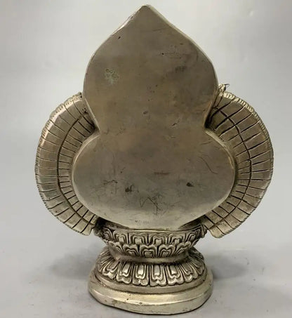 China White copper archaize thousand hand Guanyin crafts statue