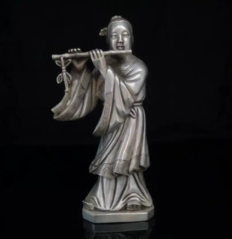China White copper eight immortals crafts statue