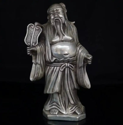 China White copper eight immortals crafts statue