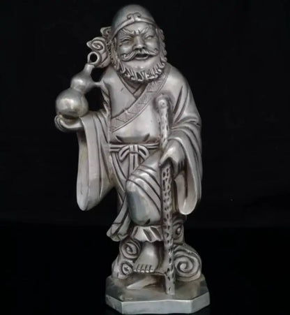 China White copper eight immortals crafts statue