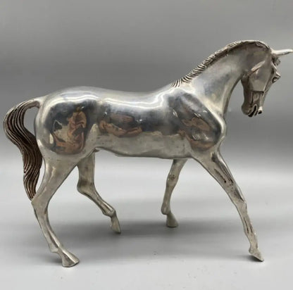 China White copper horse crafts statue