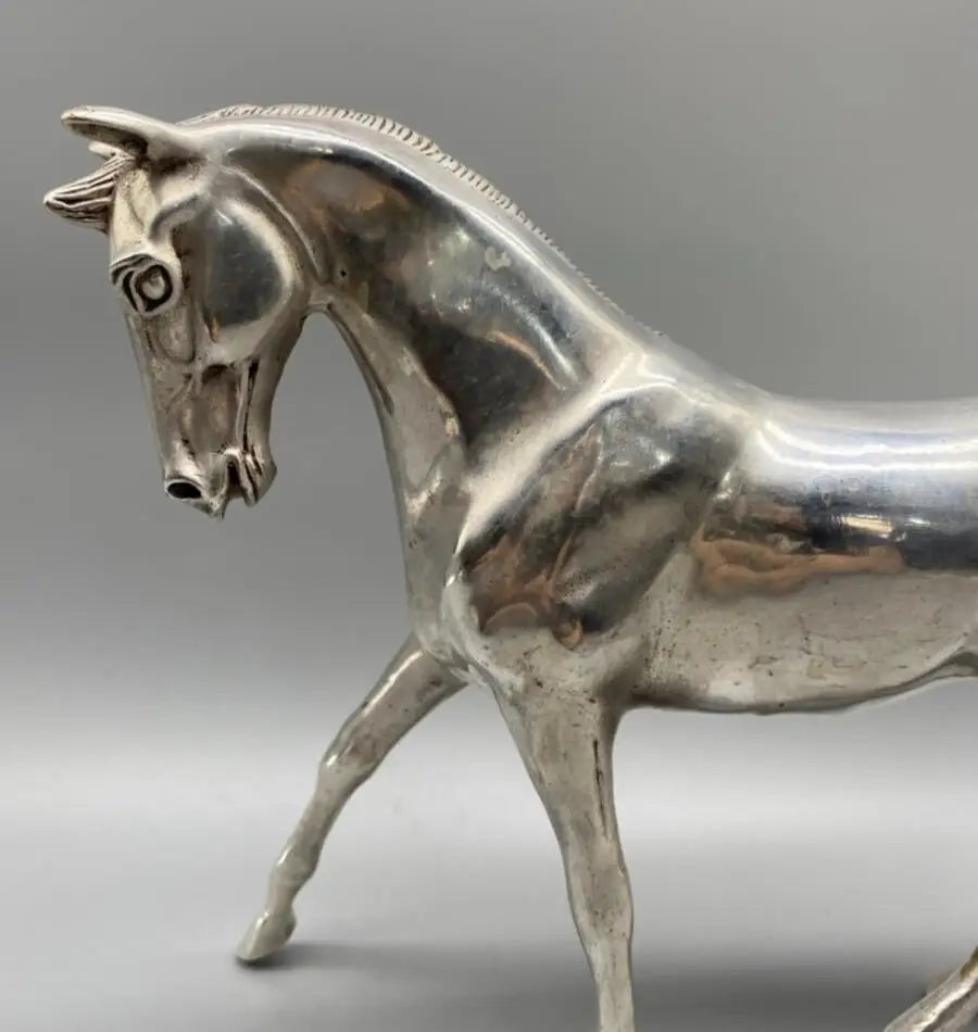 China White copper horse crafts statue