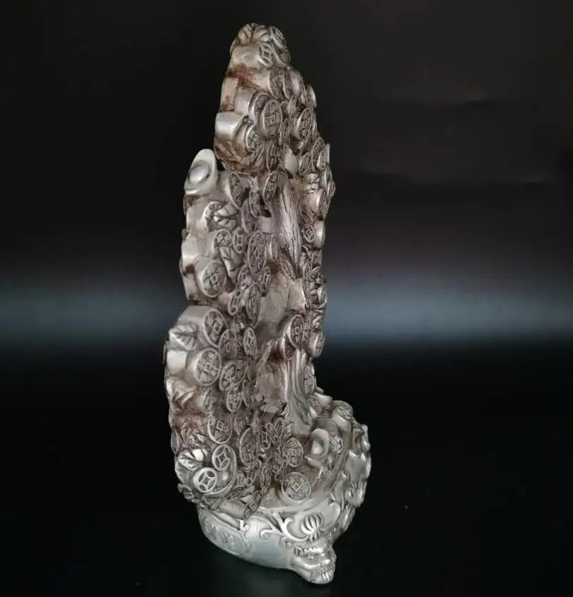 China White copper money tree crafts statue