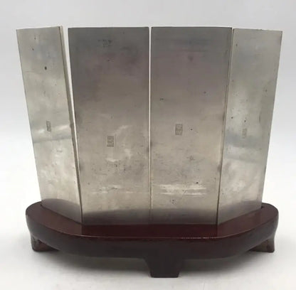 China White copper screen small crafts statue A set