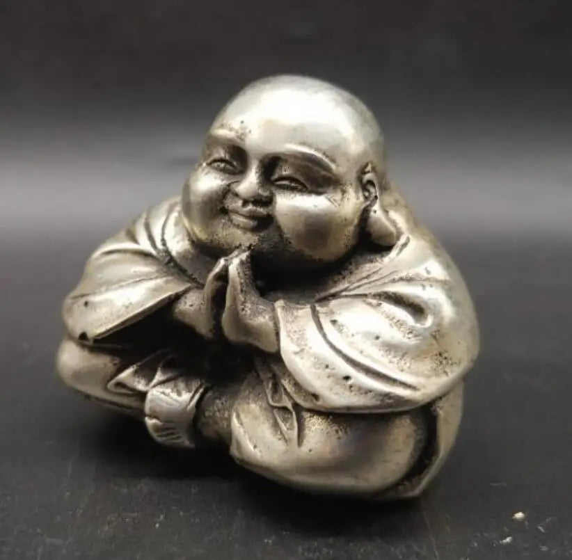 China White copper small Buddha crafts statue