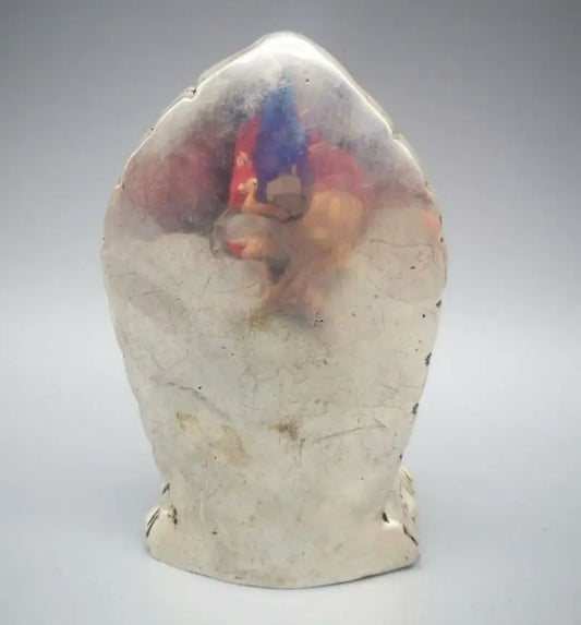 China White copper thousand hand Goddess of mercy Buddha crafts statue