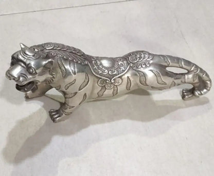 China White copper tiger crafts statue