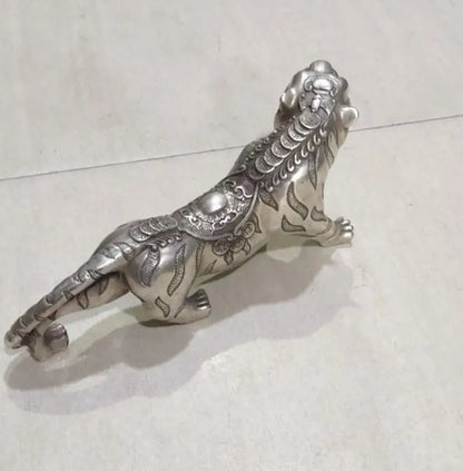 China White copper tiger crafts statue