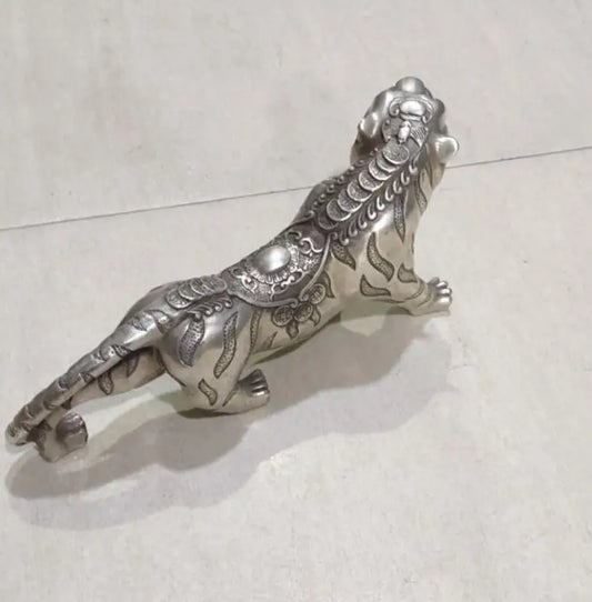 China White copper tiger crafts statue