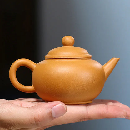 China Yixing Famous Purple Clay Teapot Domestic Teapot Ball Hole Filtration Authentic Red Clay Pot Kungfu Tea Set 100ml