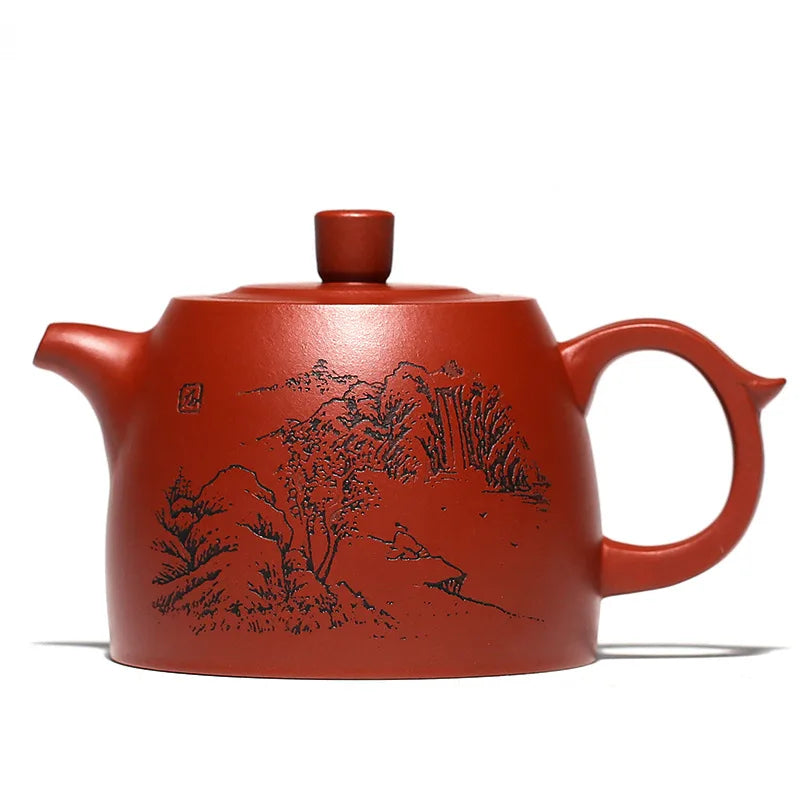 China Yixing Zisha Tea Pot Dahongpao Jinjunmei Filtration Fine Handmade Tea Pot Household Kungfu Tea Set Supplies 90ml