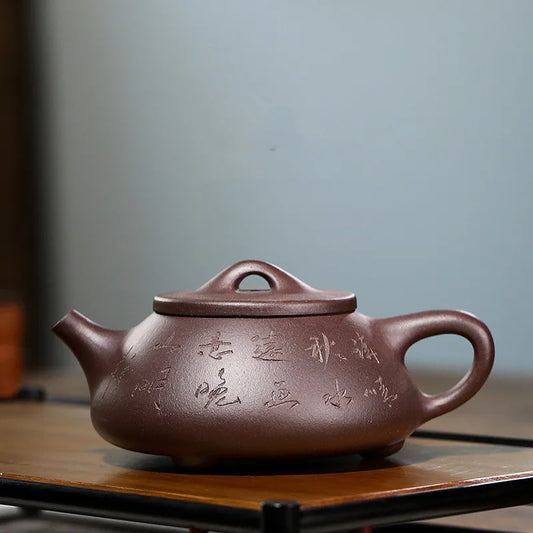 China Yixing Zisha Teapot Purple Clay Pot Home Handmade Kettle Teaware Purple Clay Teapot Tea Utensils Tea Making Tools