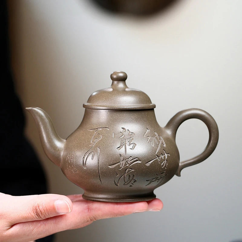 China Yixing de arcilla púrpura, filtro a mano, de para el fabricante de té Zisha, accesorios para de té tradicionales, 250ml