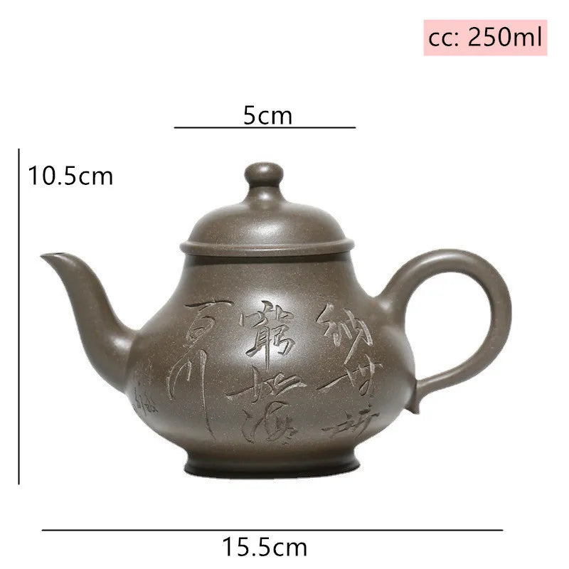 China Yixing de arcilla púrpura, filtro a mano, de para el fabricante de té Zisha, accesorios para de té tradicionales, 250ml