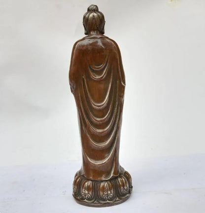 China archaize brass APOTHECARY Buddha crafts statue