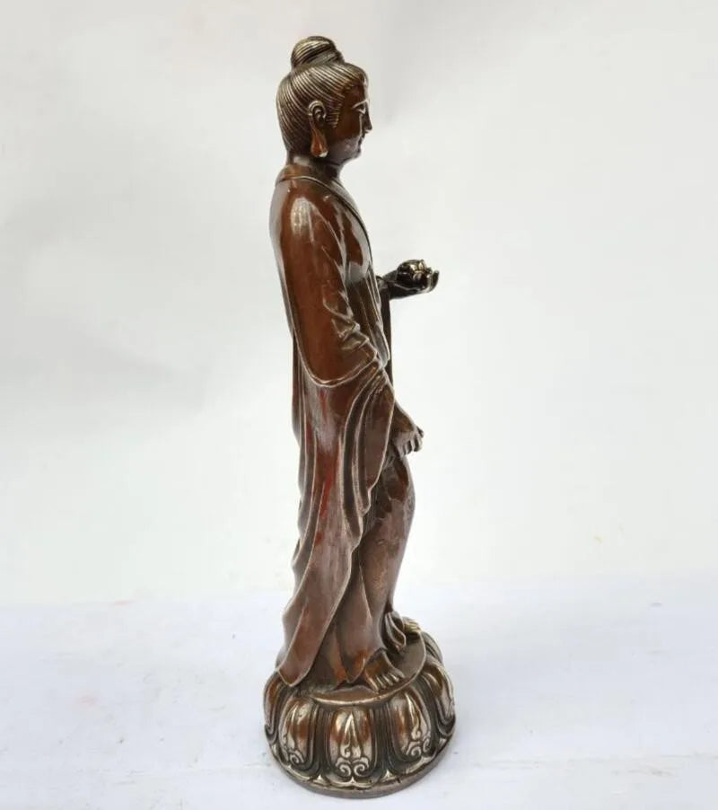 China archaize brass APOTHECARY Buddha crafts statue