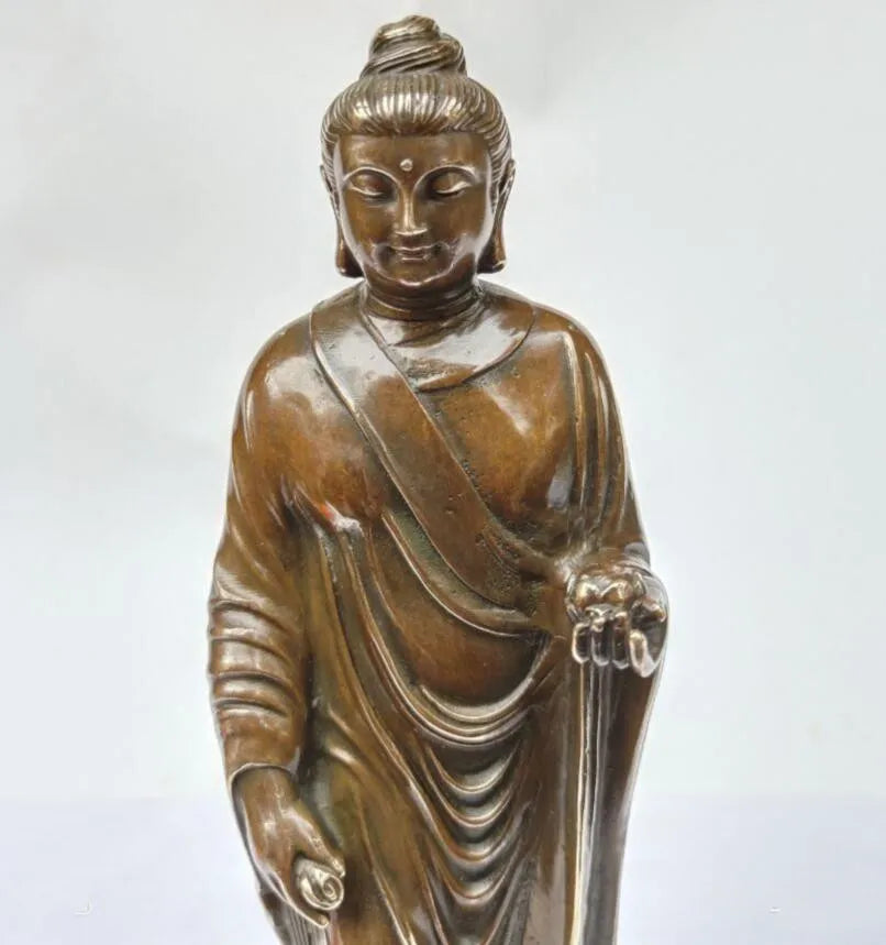 China archaize brass APOTHECARY Buddha crafts statue