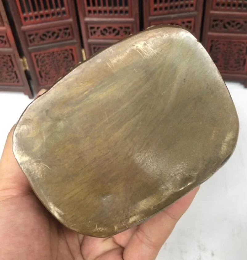 China archaize brass Great leader Mao Zedong crafts statue