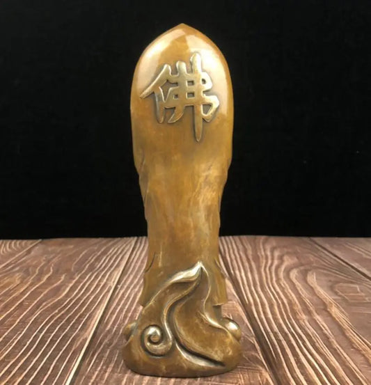 China archaize brass Sakyamuni Buddha crafts statue