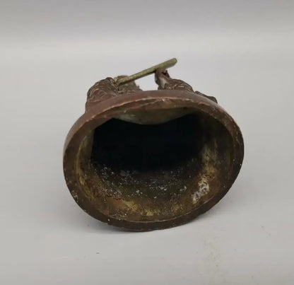 China archaize brass Zhong Kui small crafts statue