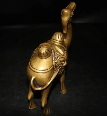 China archaize brass camel crafts statue