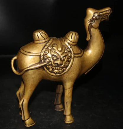 China archaize brass camel crafts statue