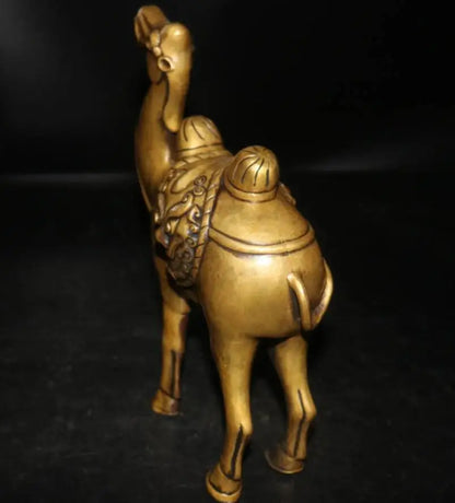 China archaize brass camel crafts statue