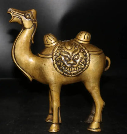 China archaize brass camel crafts statue