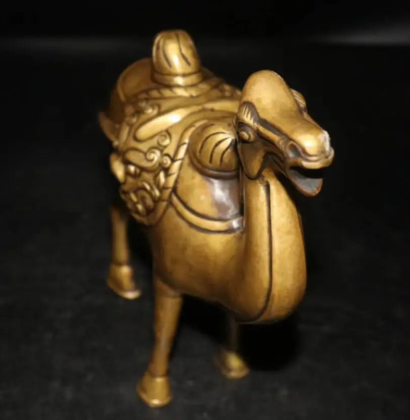 China archaize brass camel crafts statue