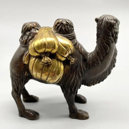 China archaize brass camel crafts statue