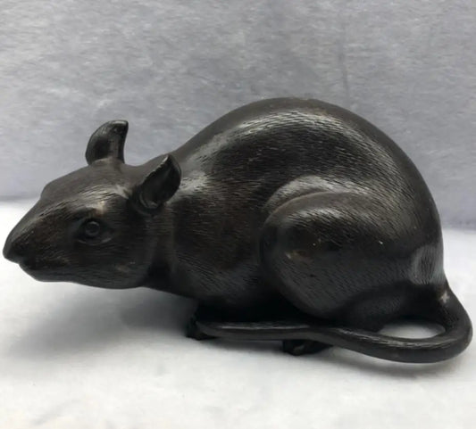 China archaize brass rat crafts statue