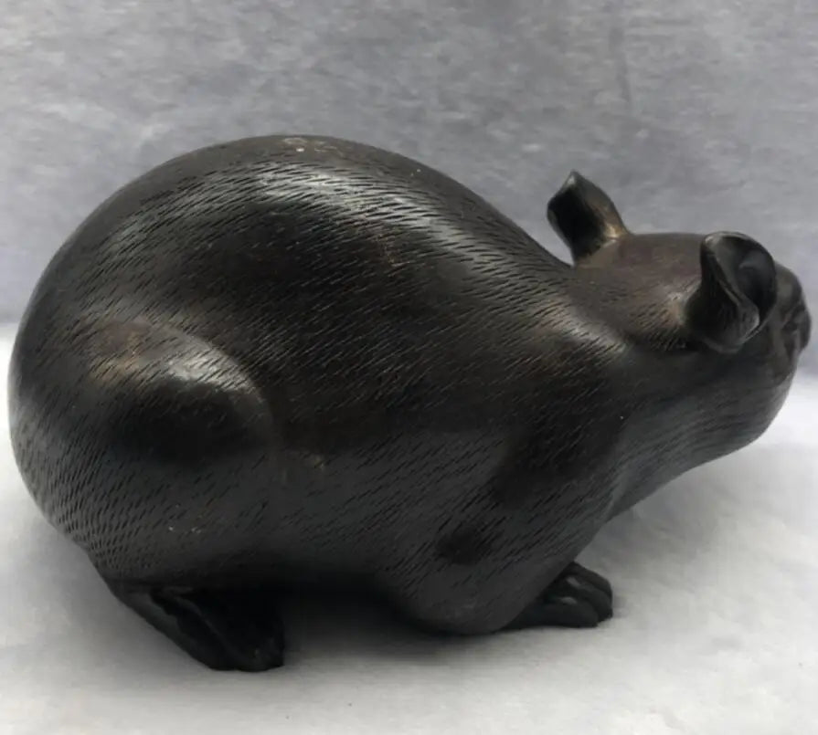 China archaize brass rat crafts statue