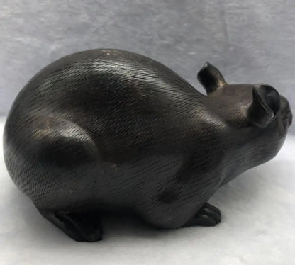 China archaize brass rat crafts statue