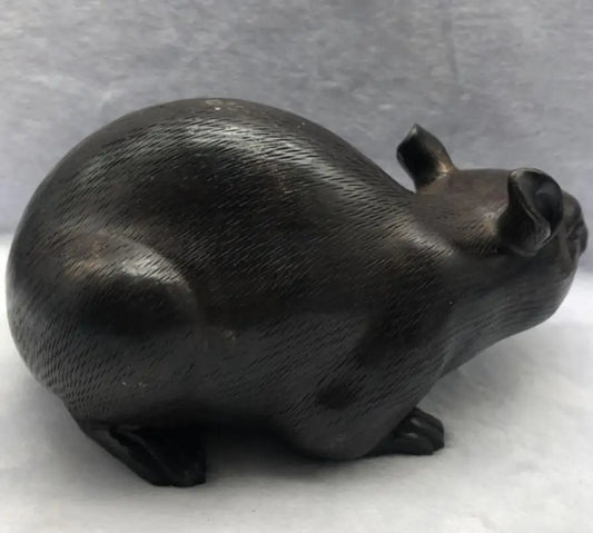 China archaize brass rat crafts statue