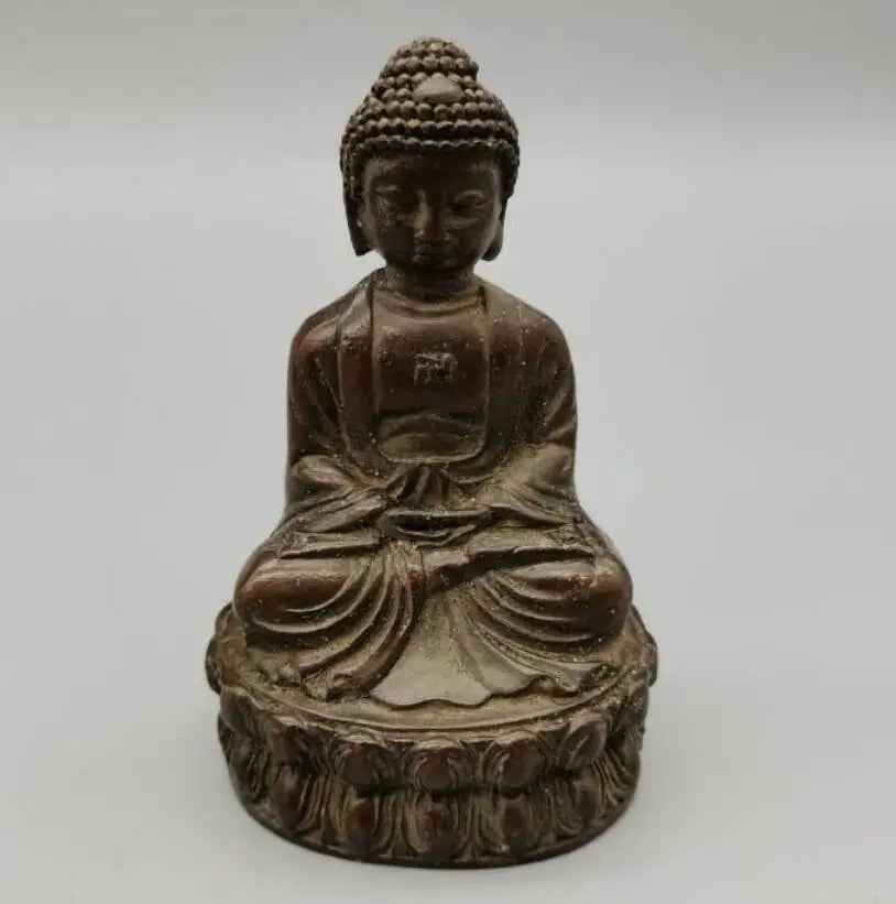 China archaize brass small Buddha crafts statue