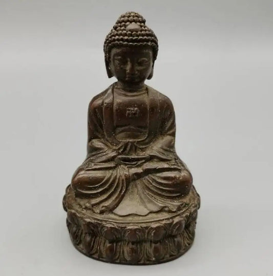China archaize brass small Buddha crafts statue
