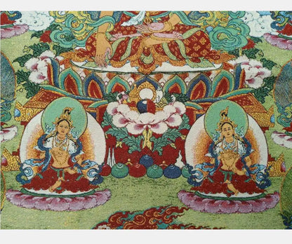 China archaize numerous Buddhas embroidery Hanging Images crafts