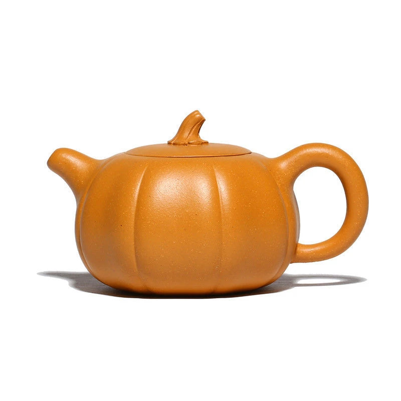 China arcilla púrpura, té forma de calabaza, filtro para hogar, hervidor de belleza, accesorios ceremonia del té Zisha, 220ml