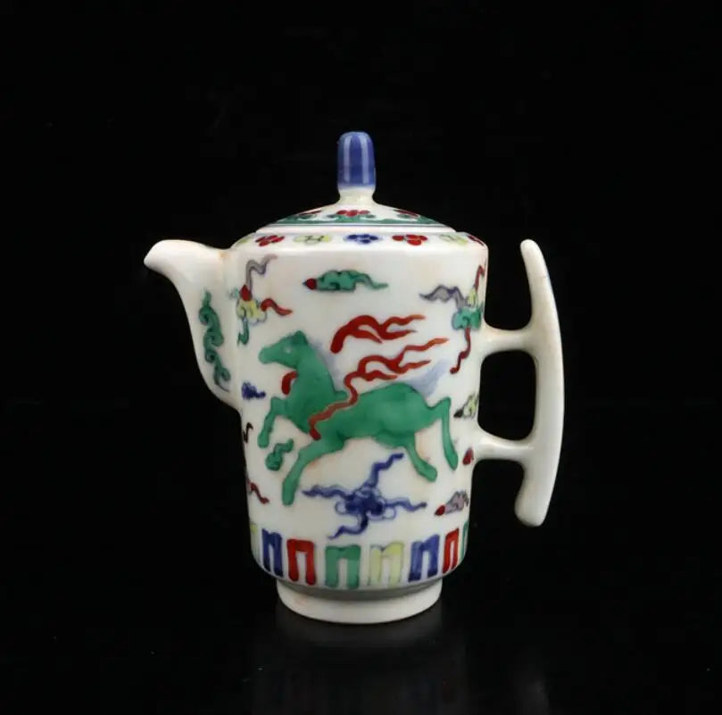 China beautiful ceramic teapot crafts statue