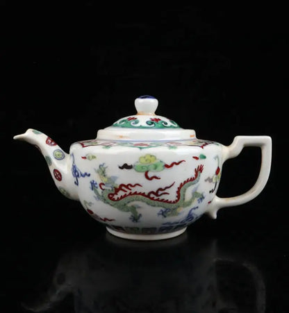 China beautiful ceramic teapot crafts statue