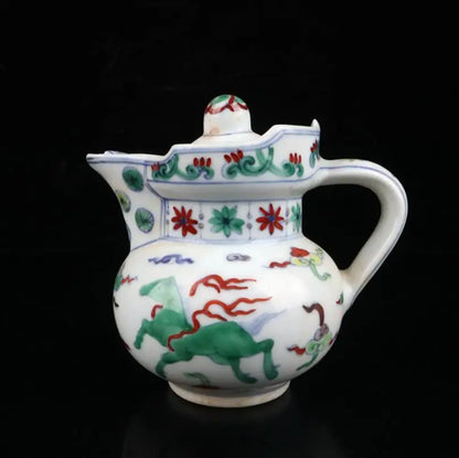 China beautiful ceramic teapot crafts statue