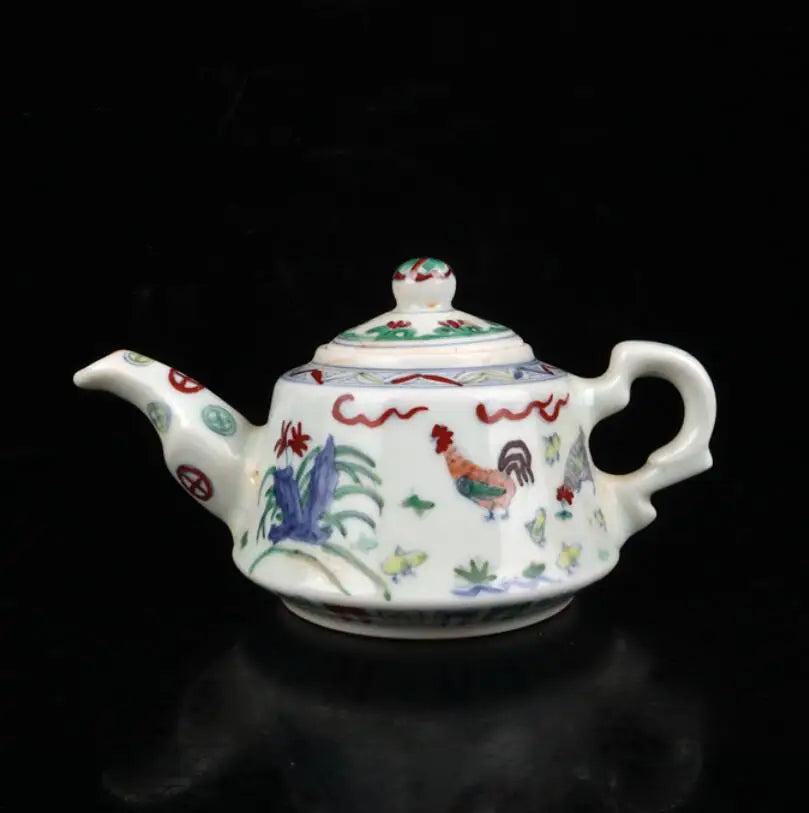 China beautiful ceramic teapot crafts statue