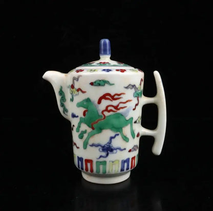 China beautiful ceramic teapot crafts statue