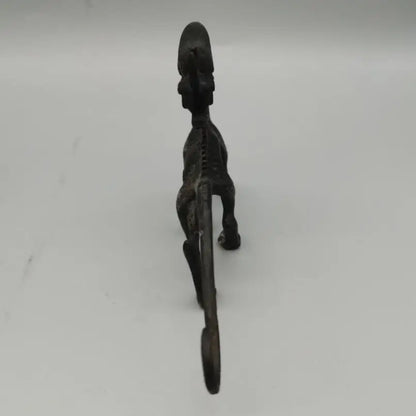 China brass Antique dragon Pen rack crafts statue